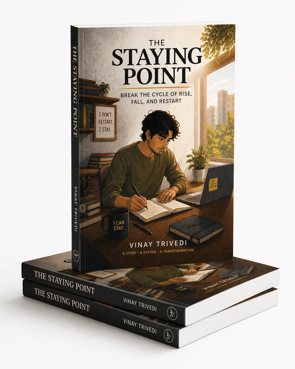 The Staying Point by Vinay Trivedi, self help book